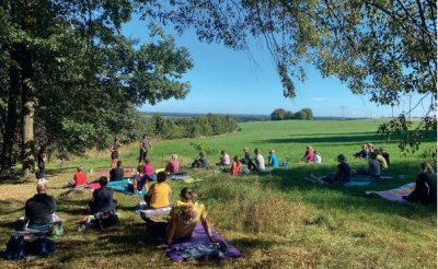 Yoga an der Waldbaude